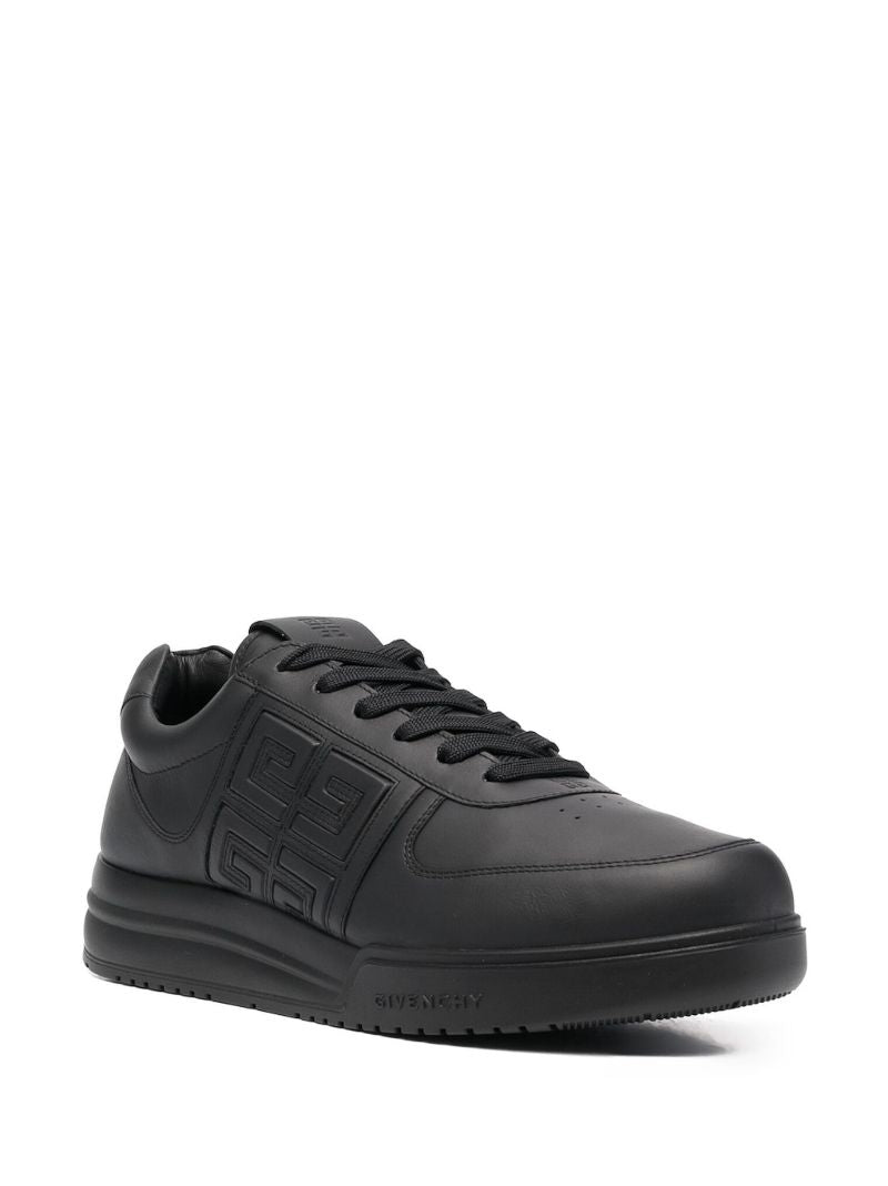 Black G4 Leather Sneakers