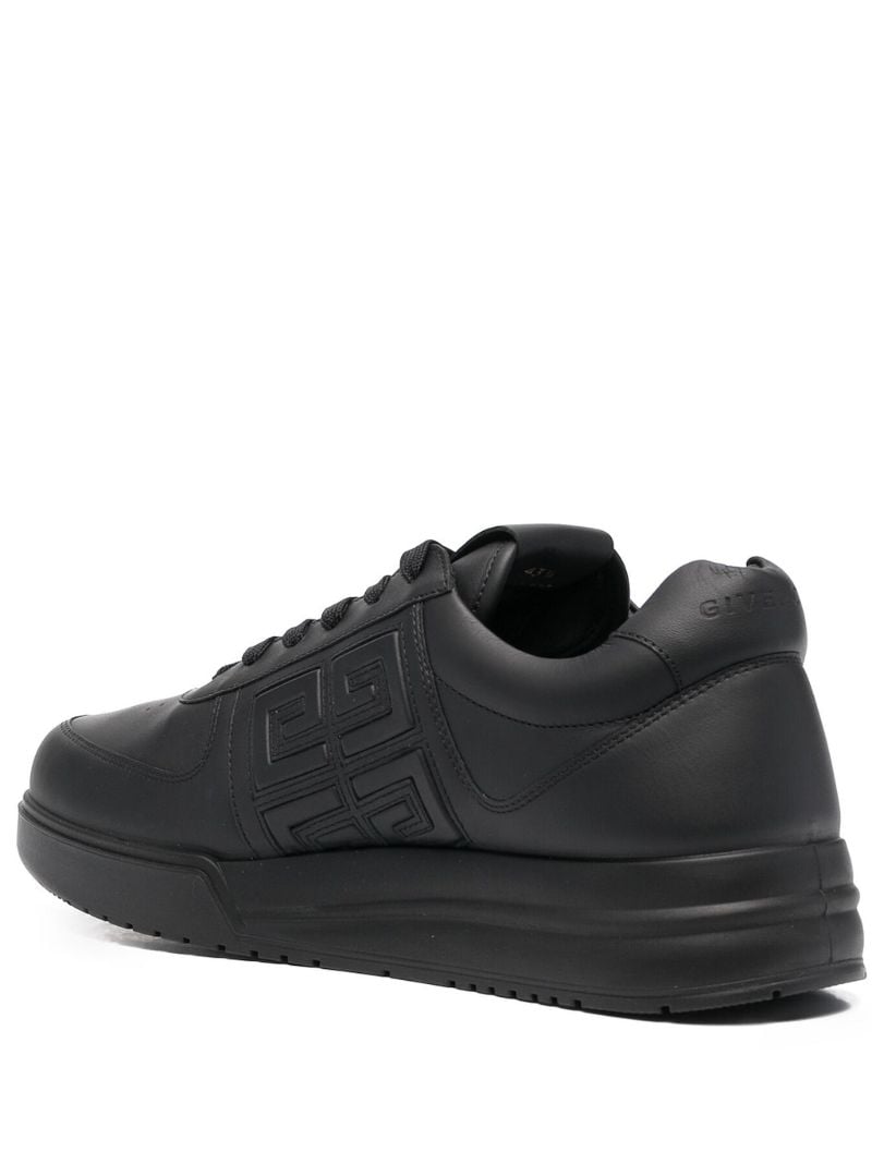 Black G4 Leather Sneakers