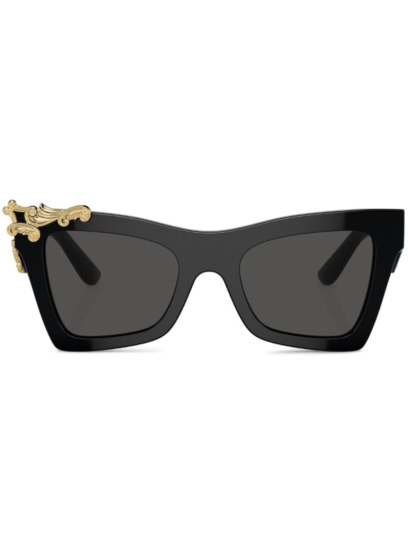 Black Baroque Butterfly Sunglasses
