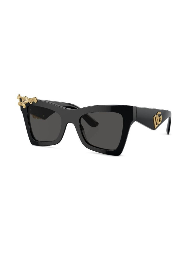 Black Baroque Butterfly Sunglasses