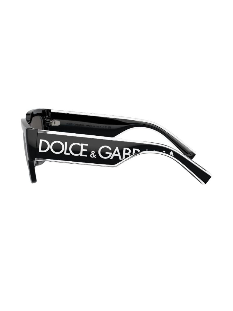 Black Dg Elastic Sunglasses