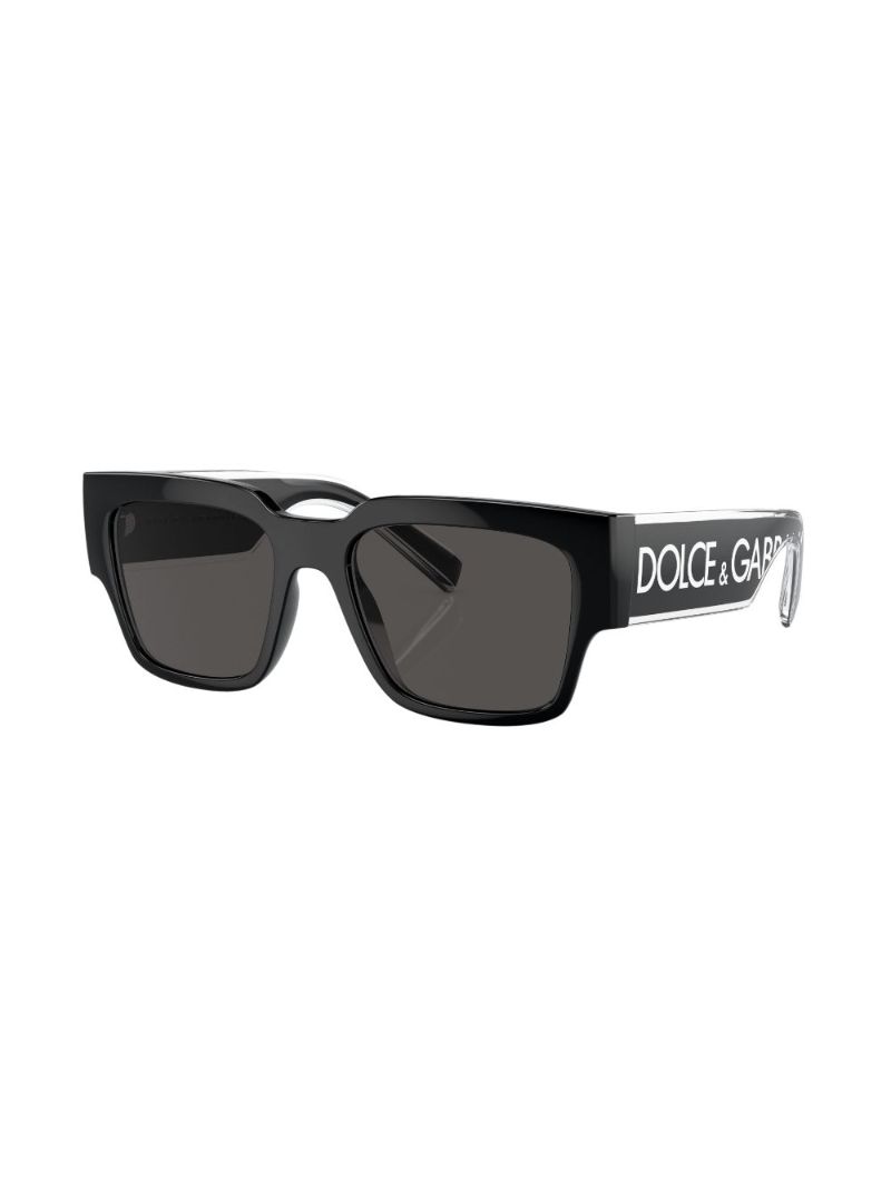 Black Dg Elastic Sunglasses