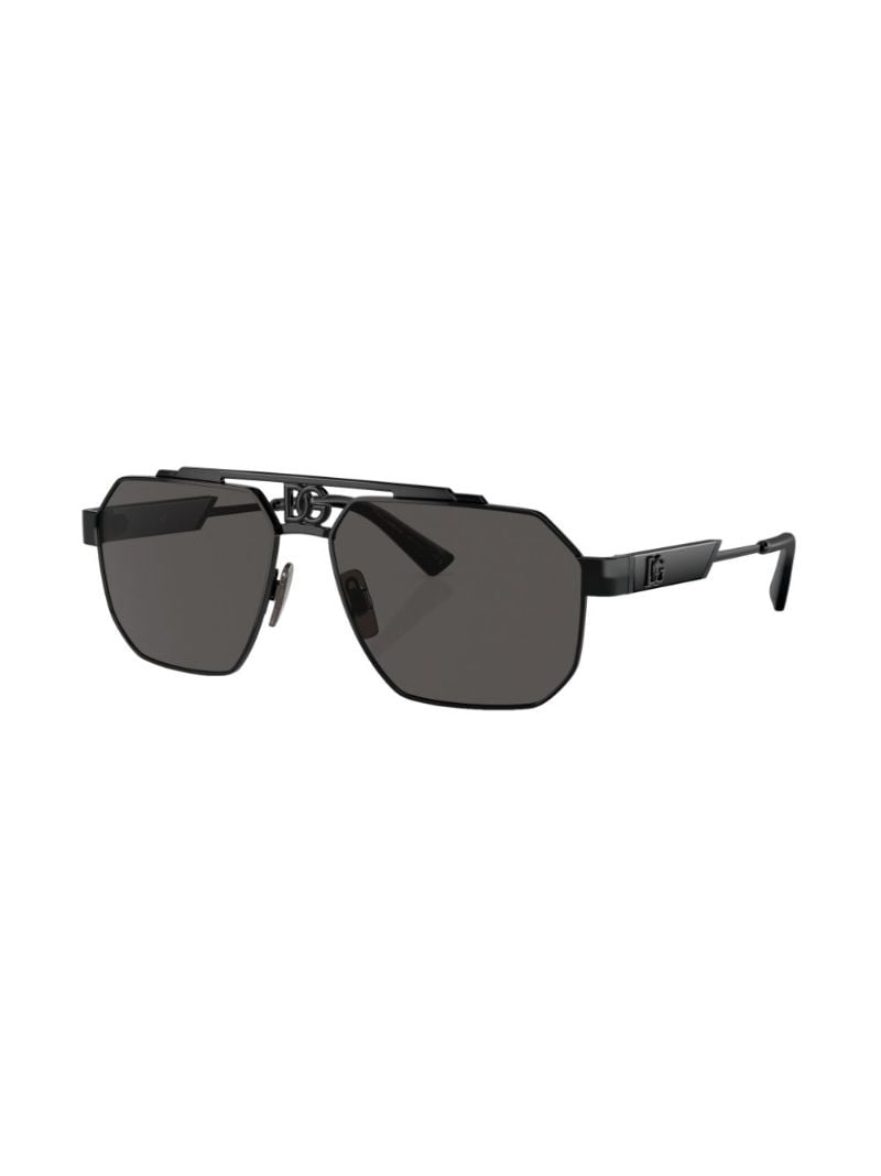 Black Dark Sicily Pilot Sunglasses
