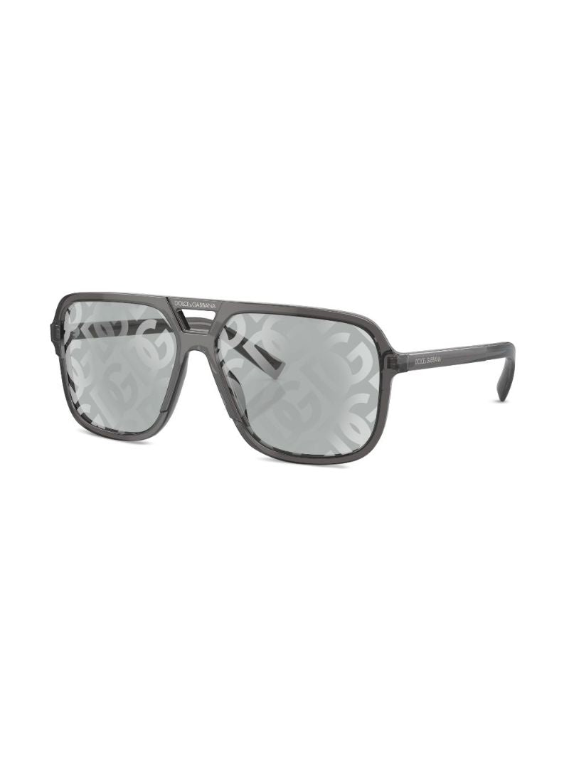 Grey Dg Cross Sunglasses