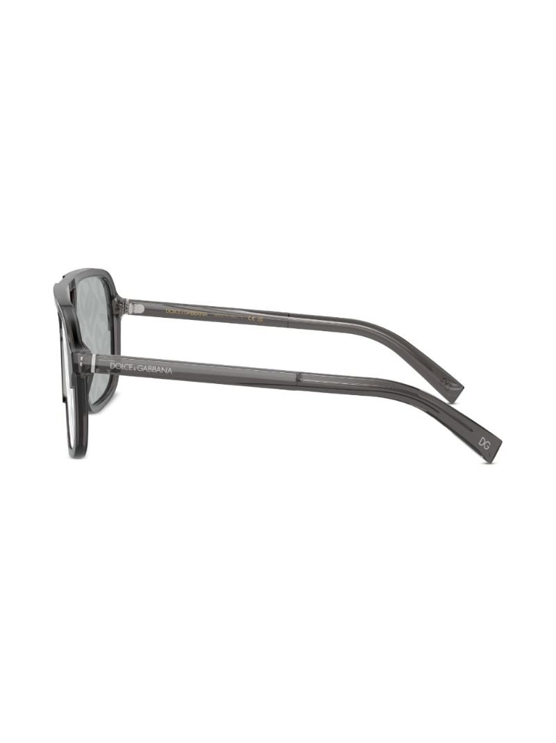 Grey Dg Cross Sunglasses