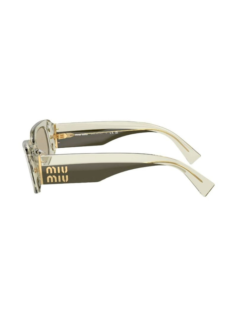 Green Rectangle Frame Sunglasses