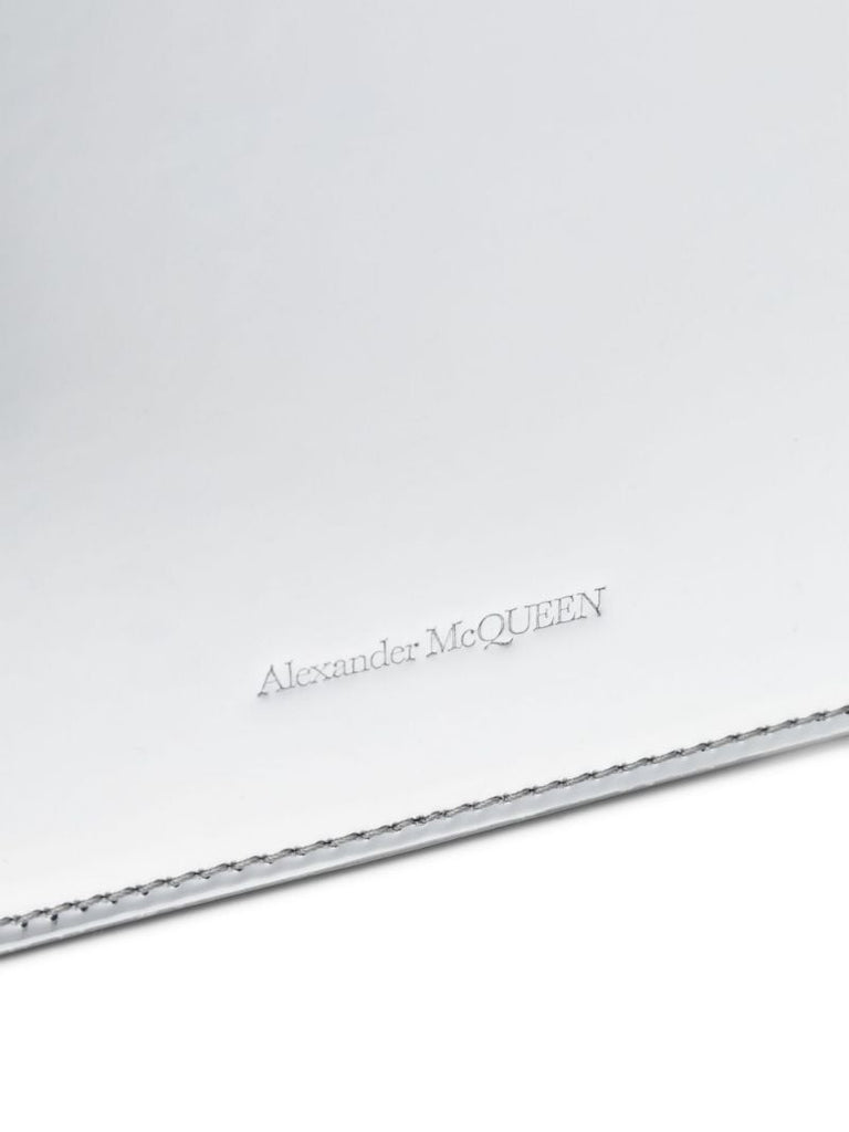 Silver-tone Small Skull Clutch Bag