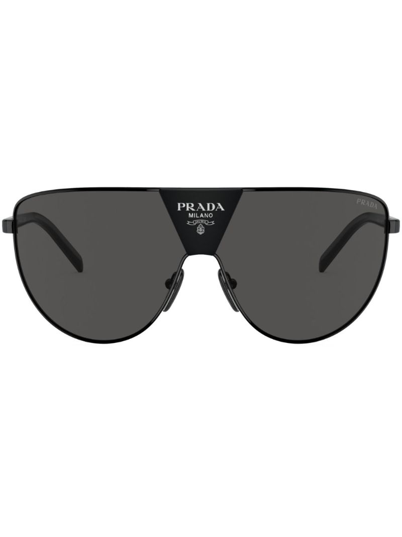 Black Oversize-frame Sunglasses