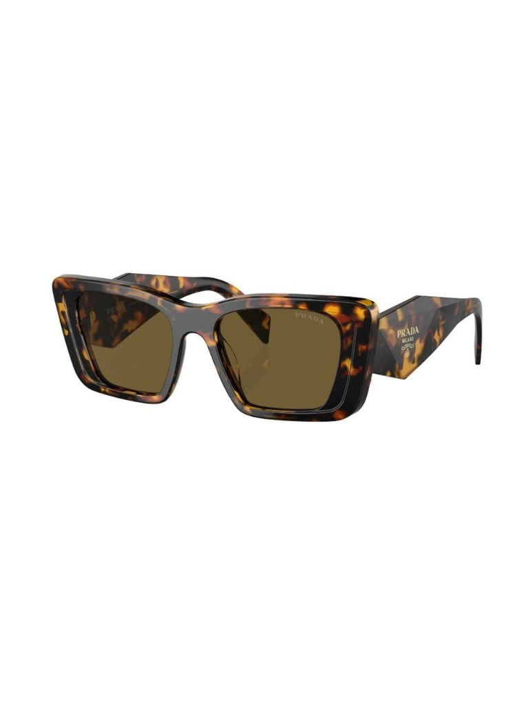 Brown Square Frame Sunglasses