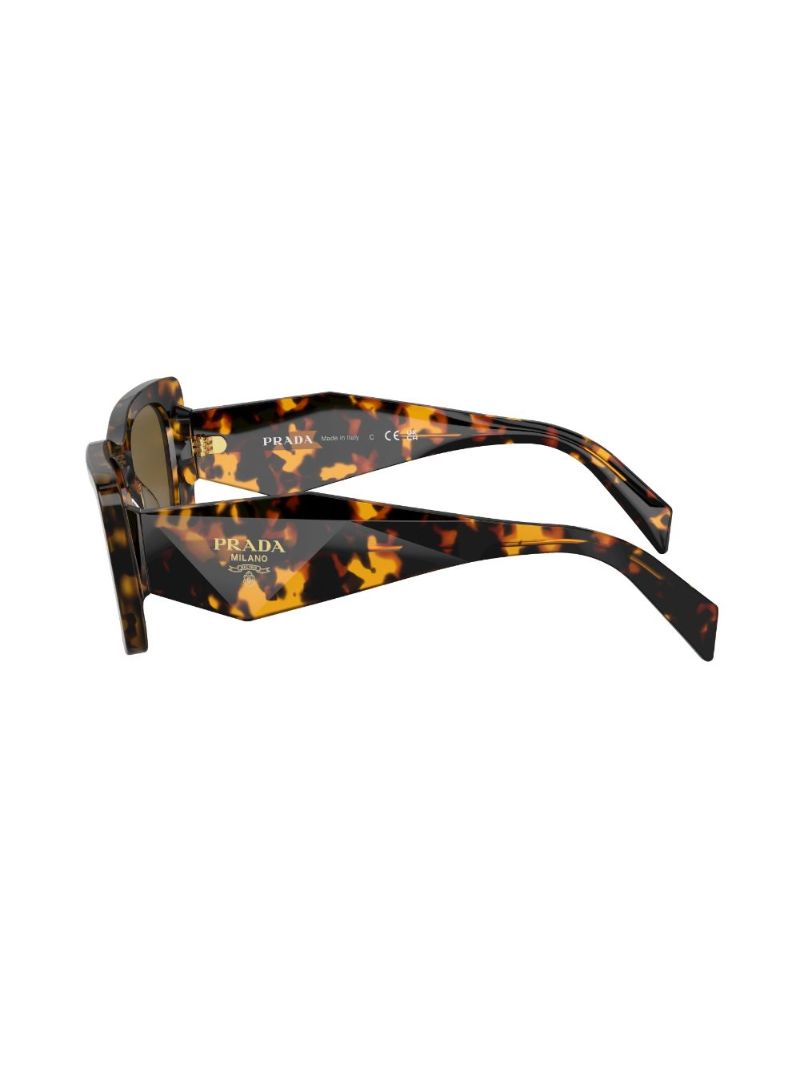 Brown Square Frame Sunglasses