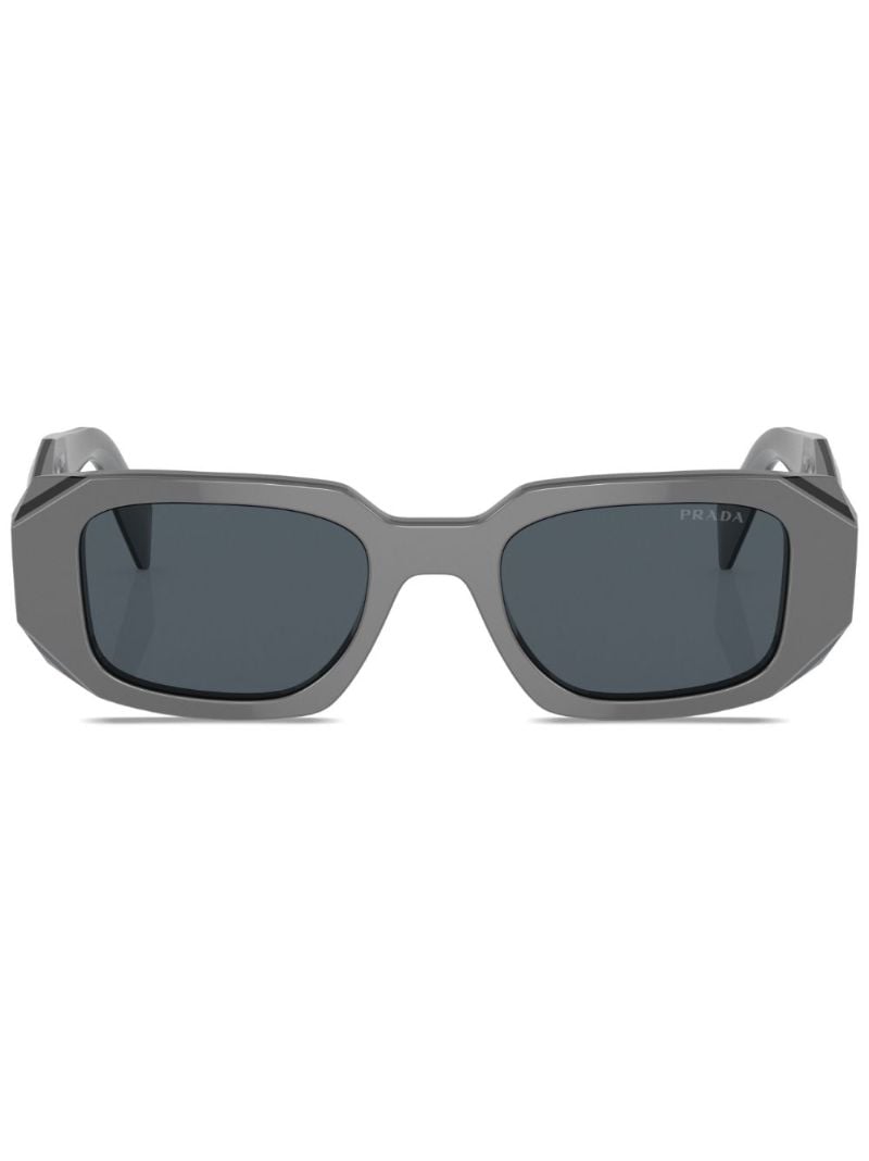 Grey Rectangle Frame Sunglasses