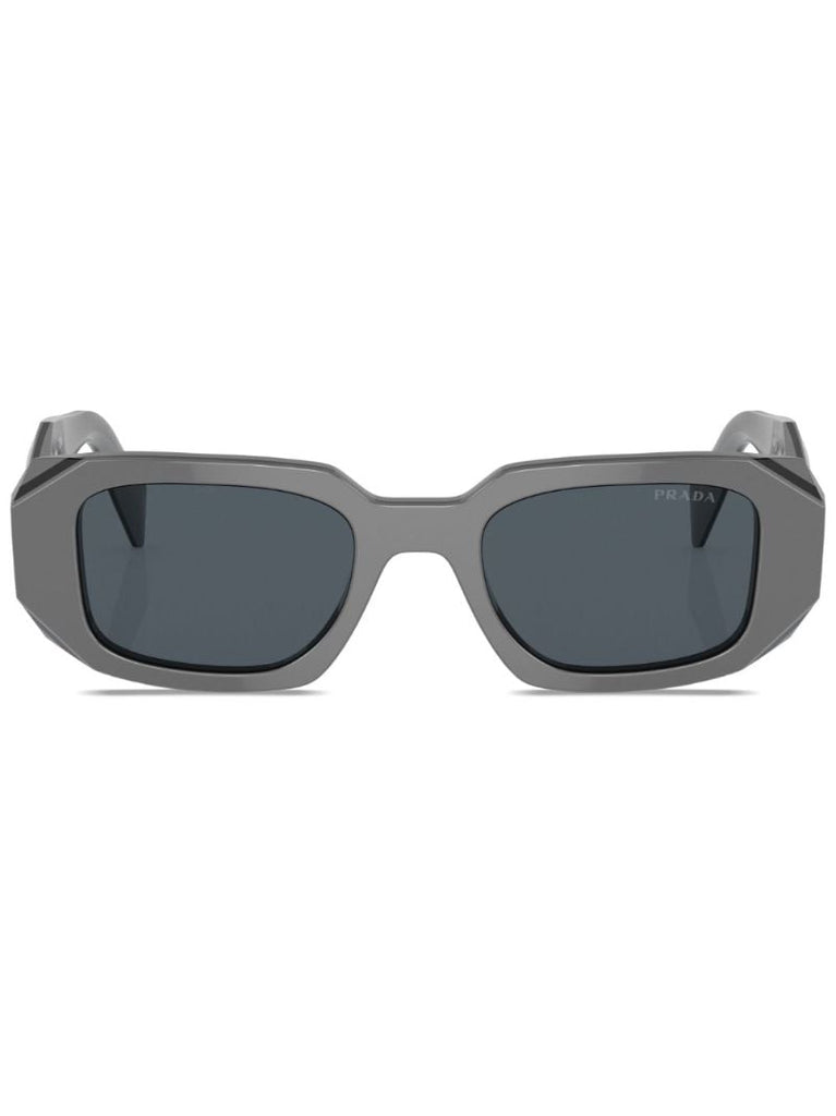 Grey Rectangle Frame Sunglasses