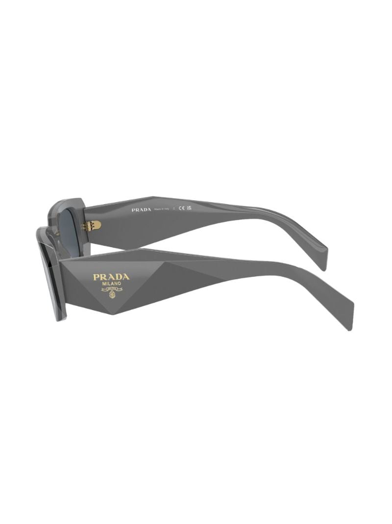 Grey Rectangle Frame Sunglasses