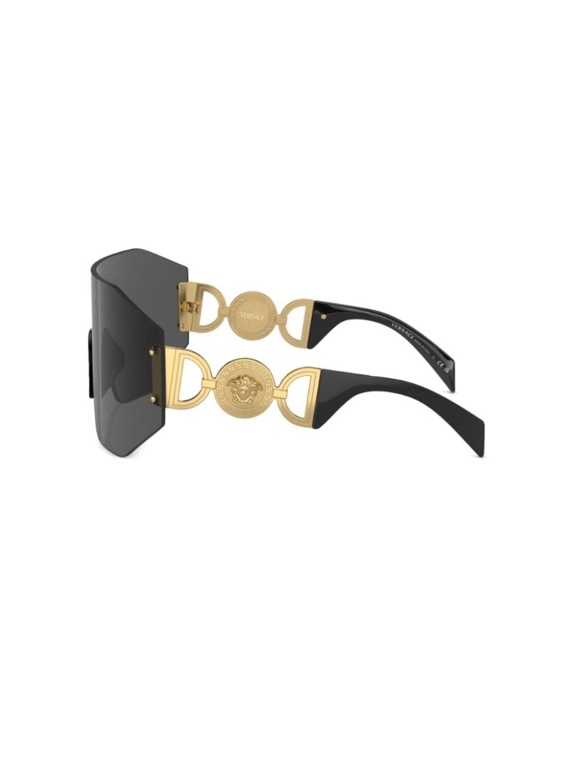 Grey Shield Frame Sunglasses