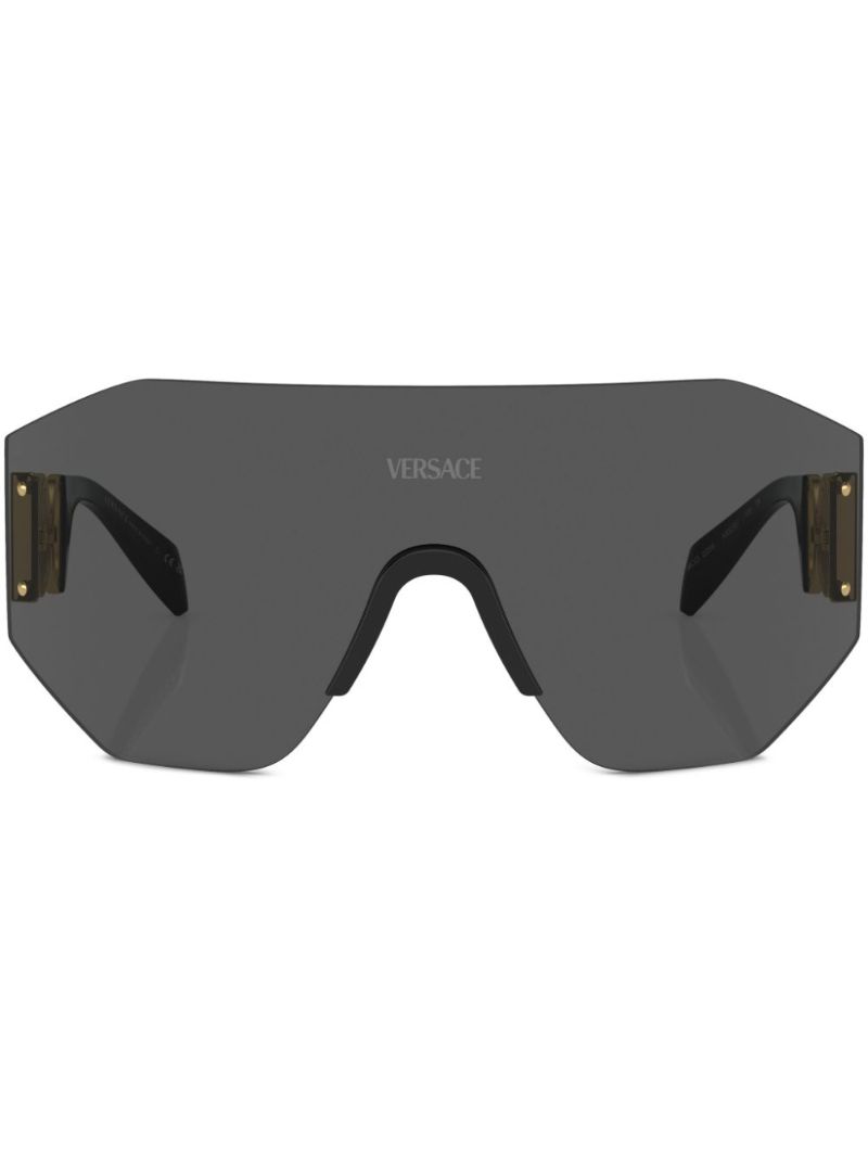 Grey Shield Frame Sunglasses