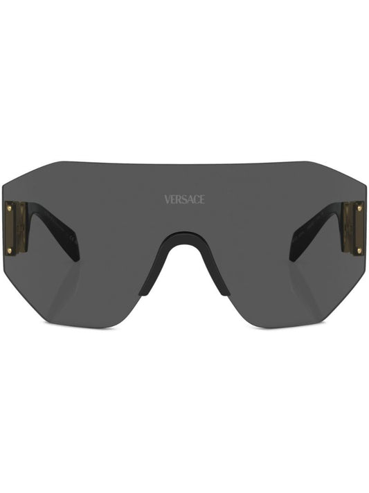 Grey Shield Frame Sunglasses
