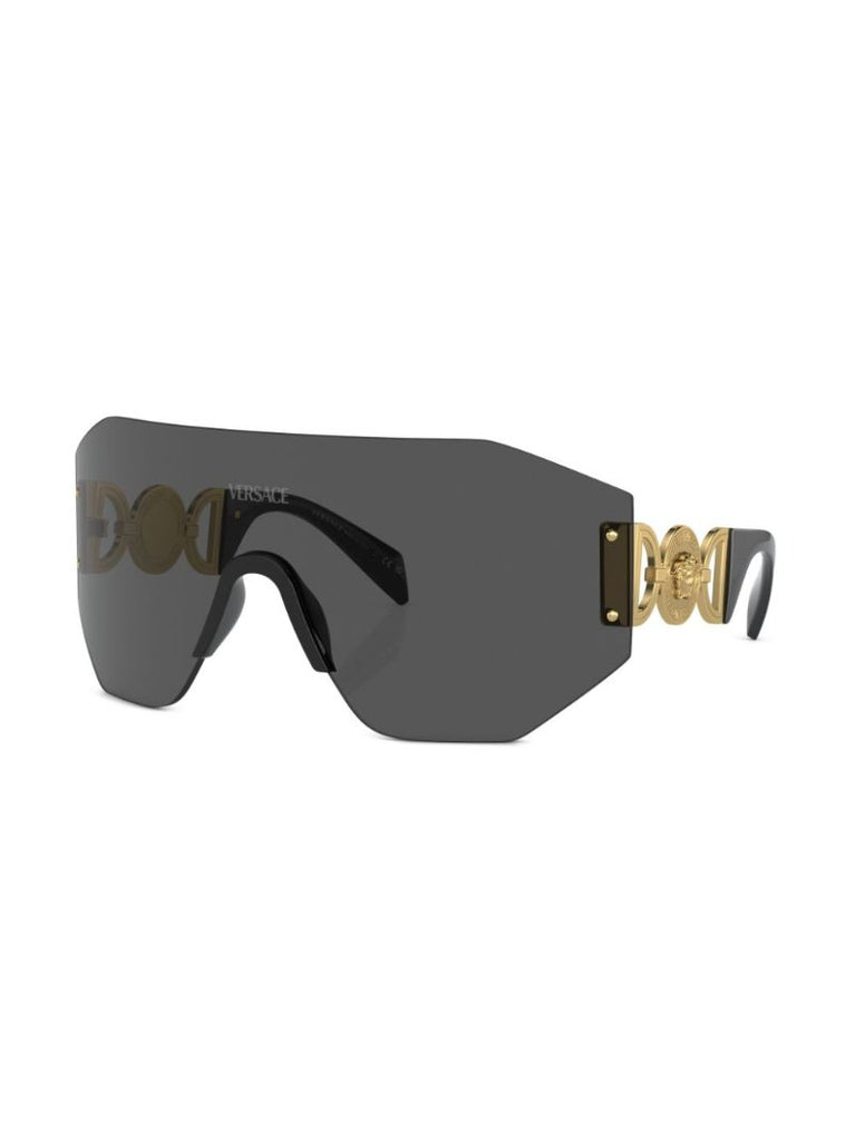 Grey Shield Frame Sunglasses