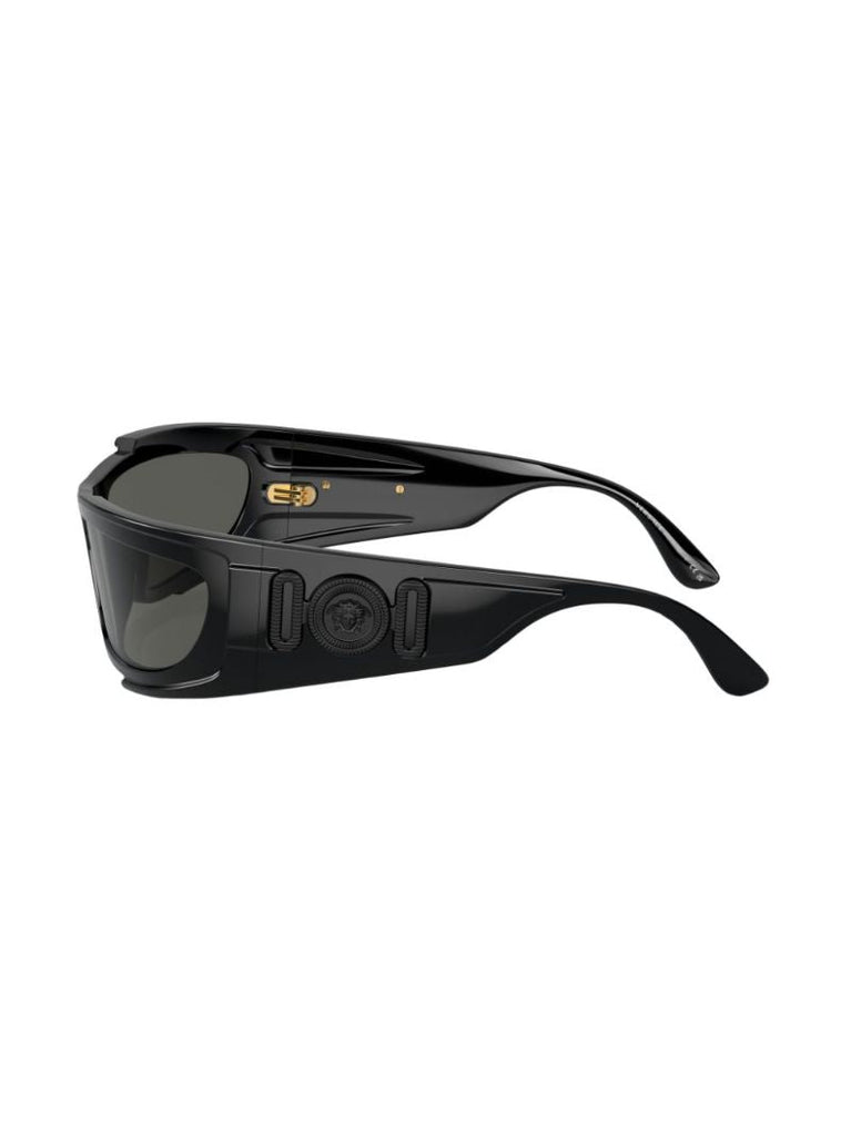 Black Medusa Biggie Shield Sunglasses