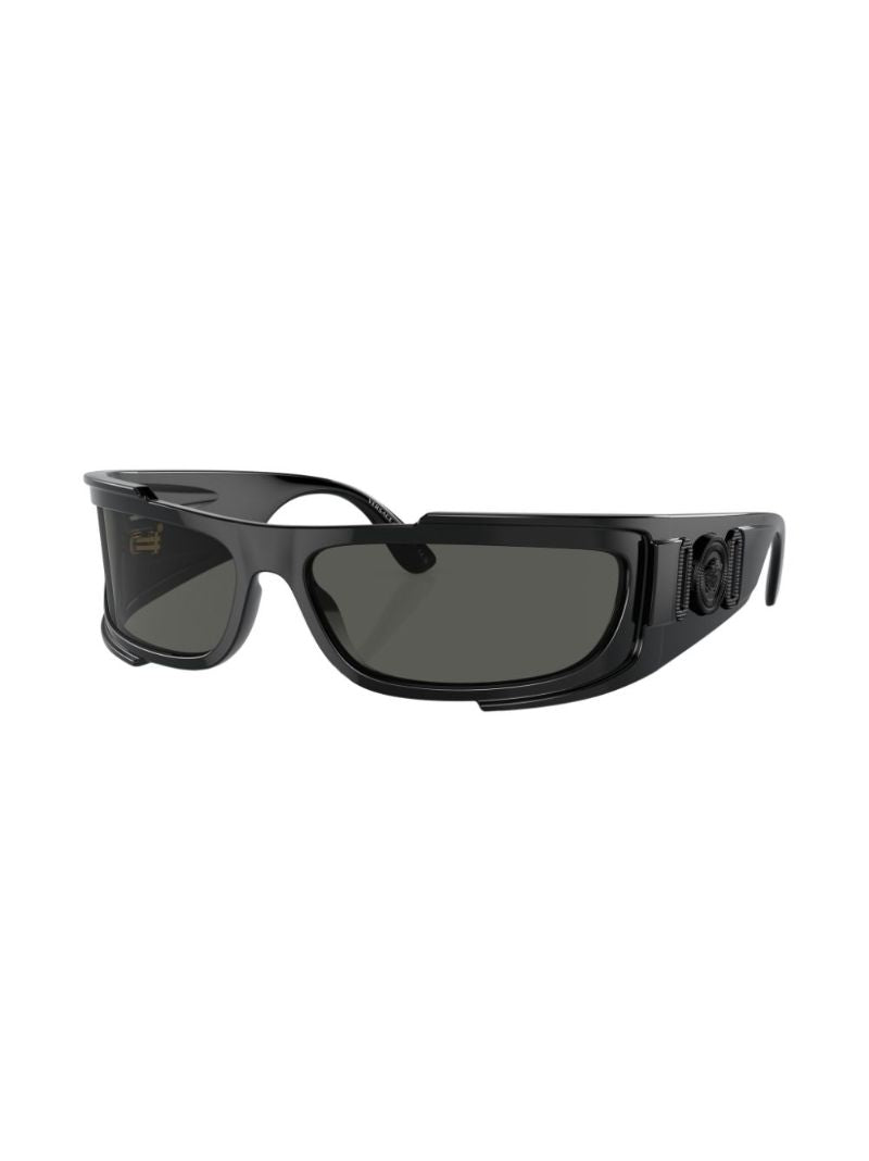 Black Medusa Biggie Shield Sunglasses