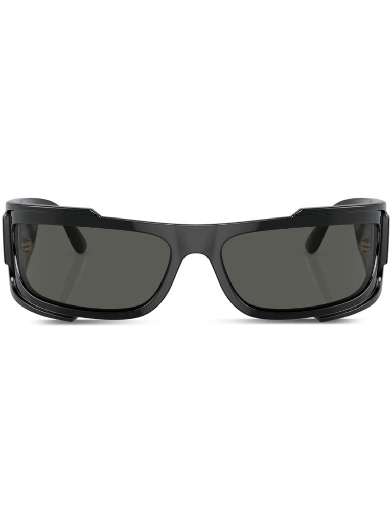 Black Medusa Biggie Shield Sunglasses