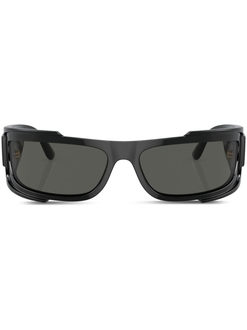 Black Medusa Biggie Shield Sunglasses