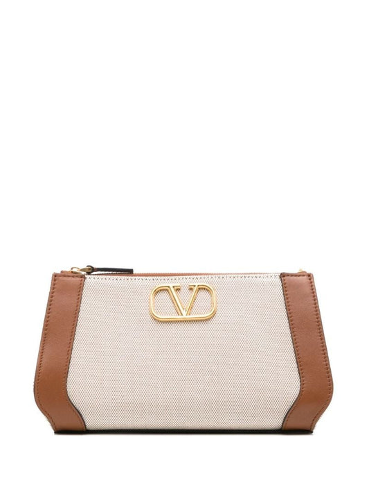 Neutral Vlogo Leather Clutch