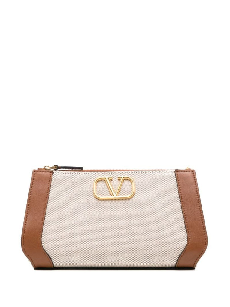 Neutral Vlogo Leather Clutch