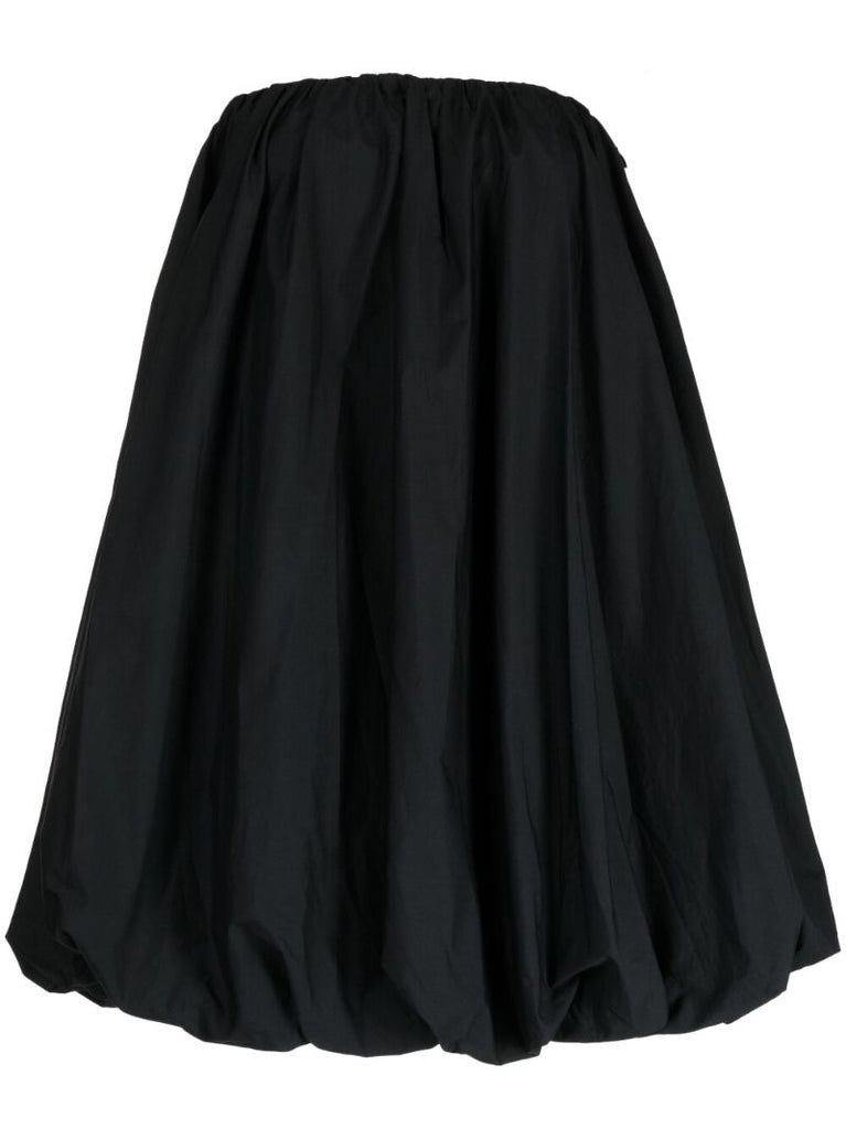 Black Polline Strapless Dress