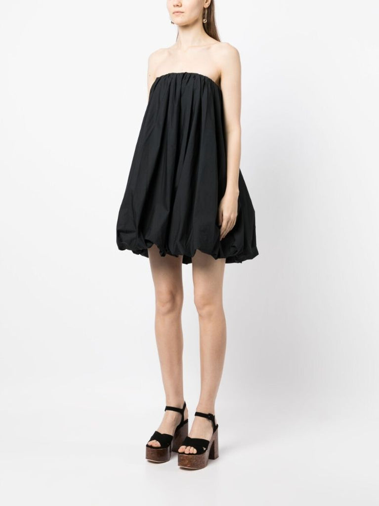 Black Polline Strapless Dress