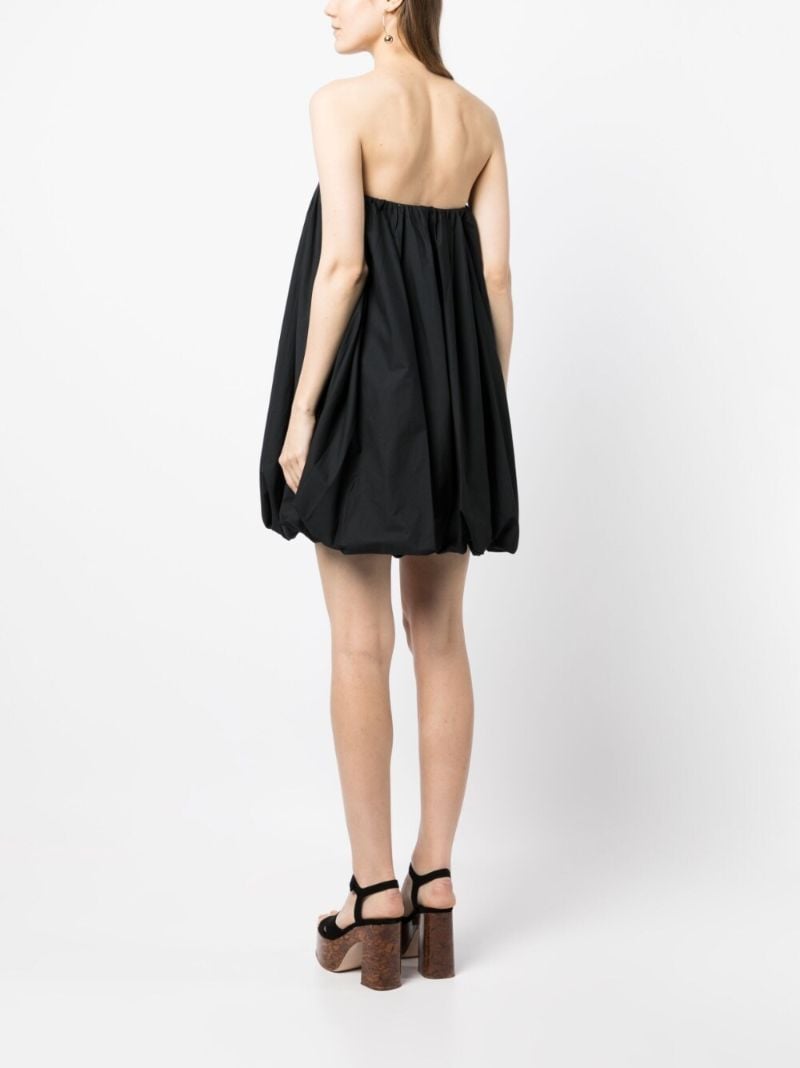 Black Polline Strapless Dress