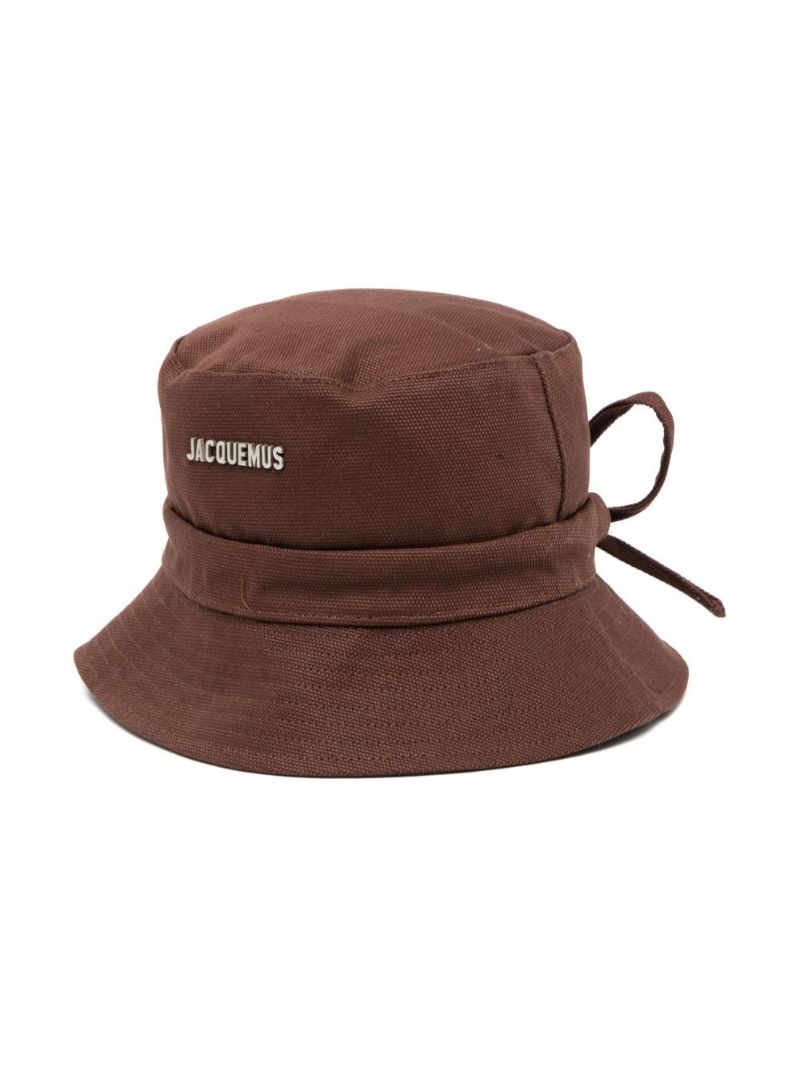 Brown Le Bob Gadjo Bucket Hat