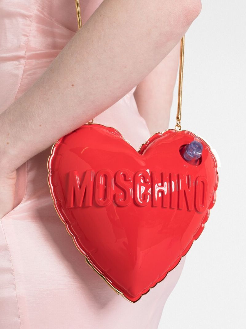 Red Inflatable Heart Shoulder Bag