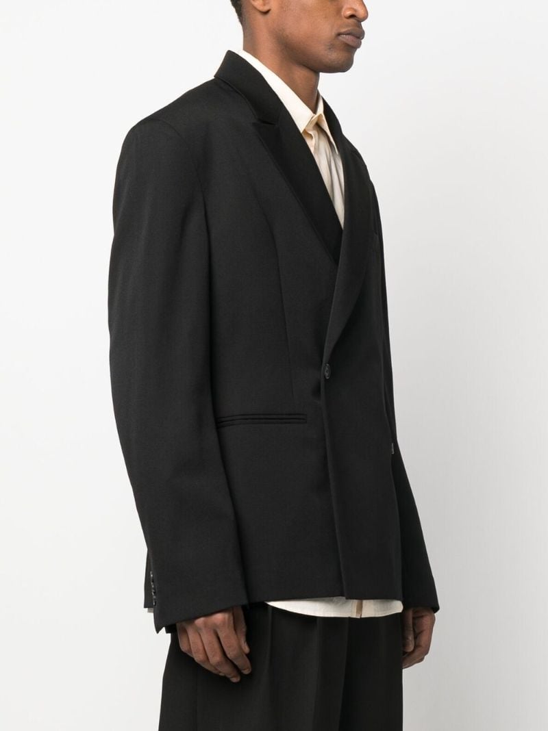 Black La Veste Madeiro Double-breasted Blazer