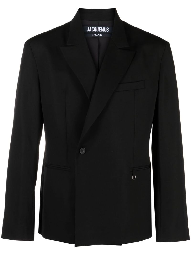 Black La Veste Madeiro Double-breasted Blazer