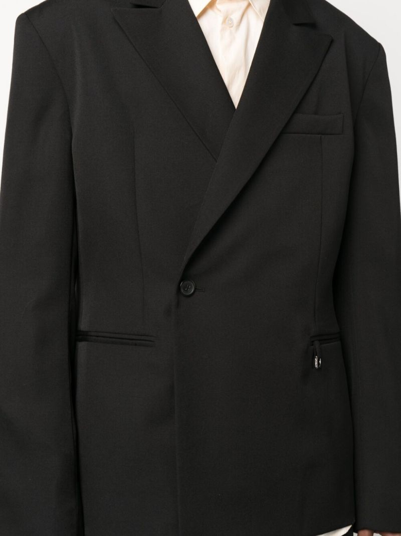 Black La Veste Madeiro Double-breasted Blazer