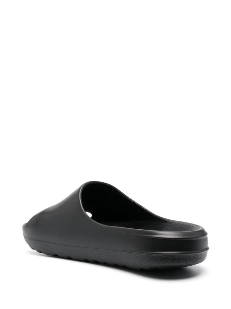 Black Logo Embossed Slides