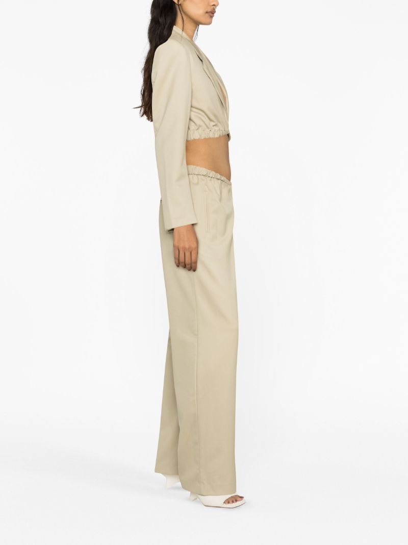 Neutral Contorta Straigh Leg Trousers