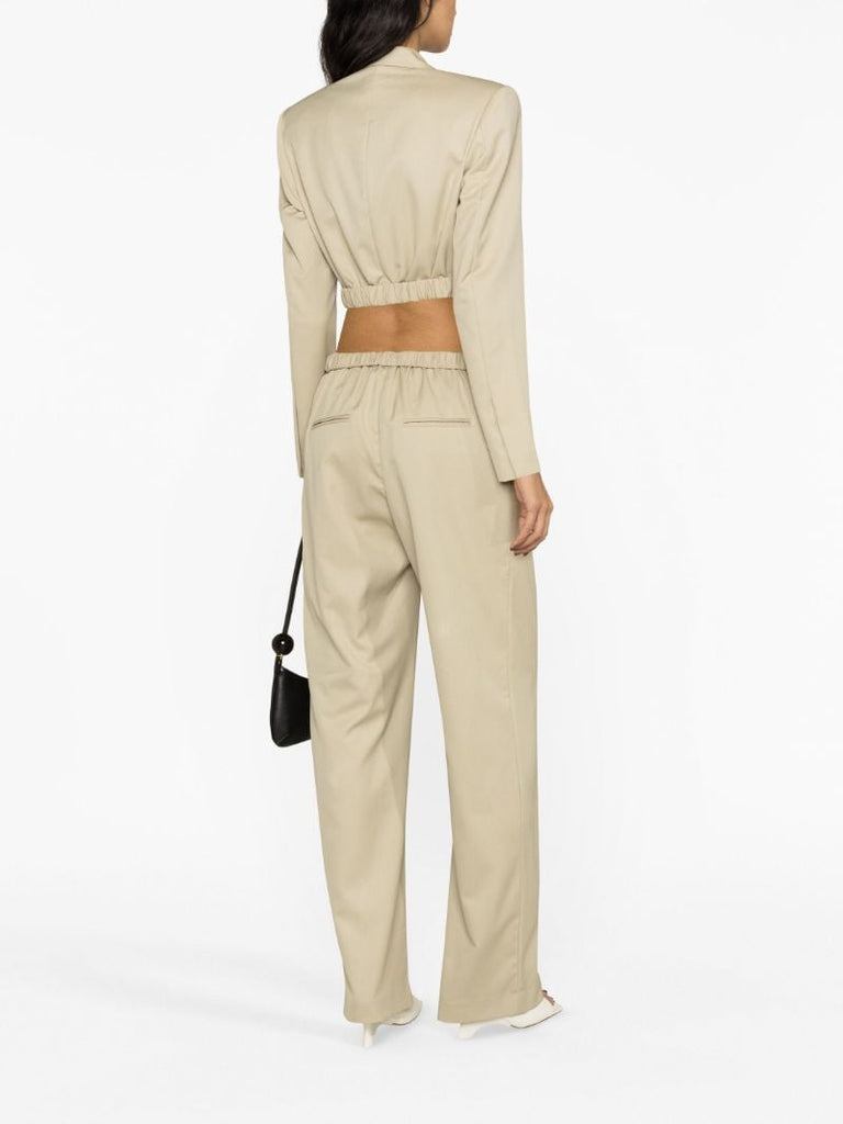 Neutral Contorta Straigh Leg Trousers