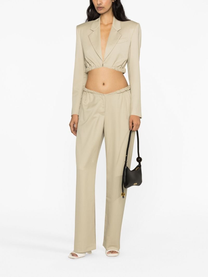 Neutral Contorta Straigh Leg Trousers
