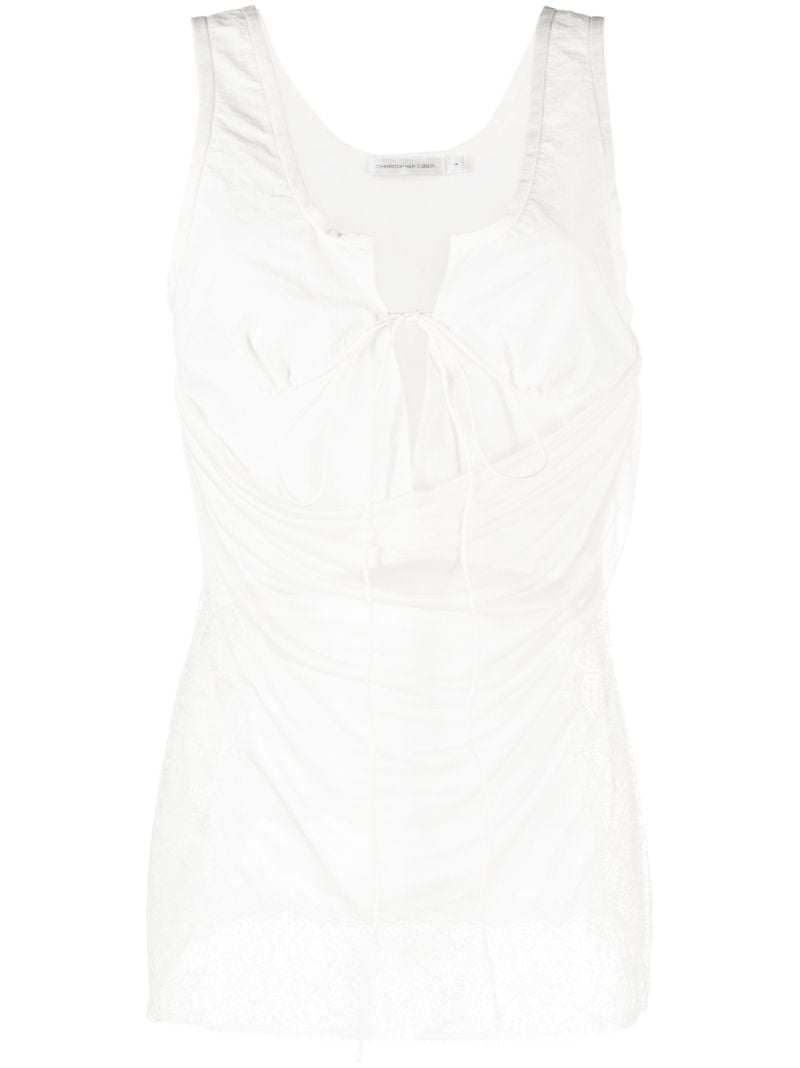 White Comosum Clash Underwire Top