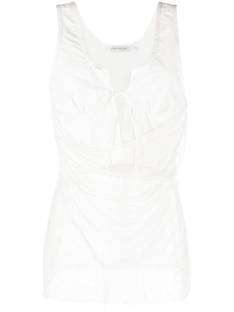 White Comosum Clash Underwire Top