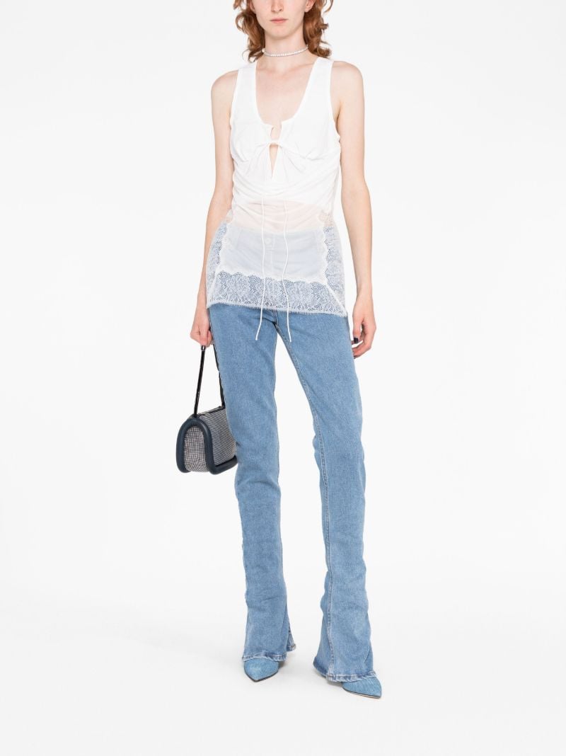White Comosum Clash Underwire Top