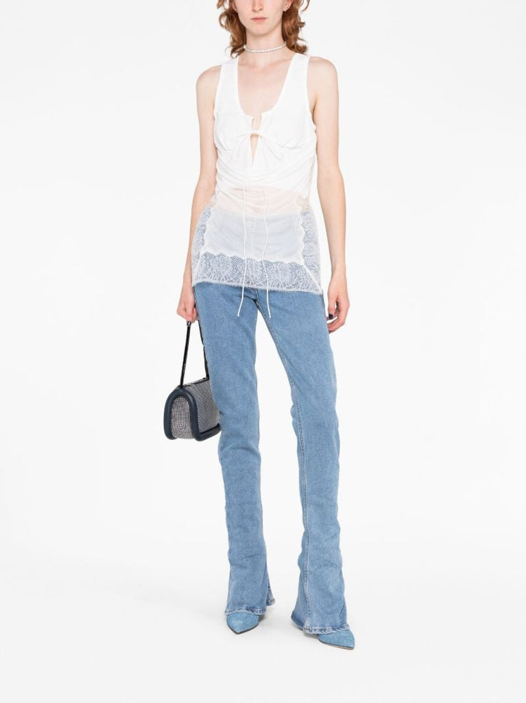 White Comosum Clash Underwire Top