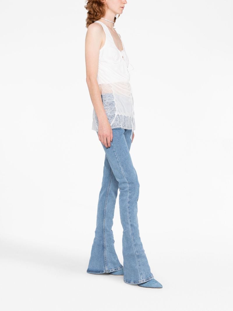White Comosum Clash Underwire Top
