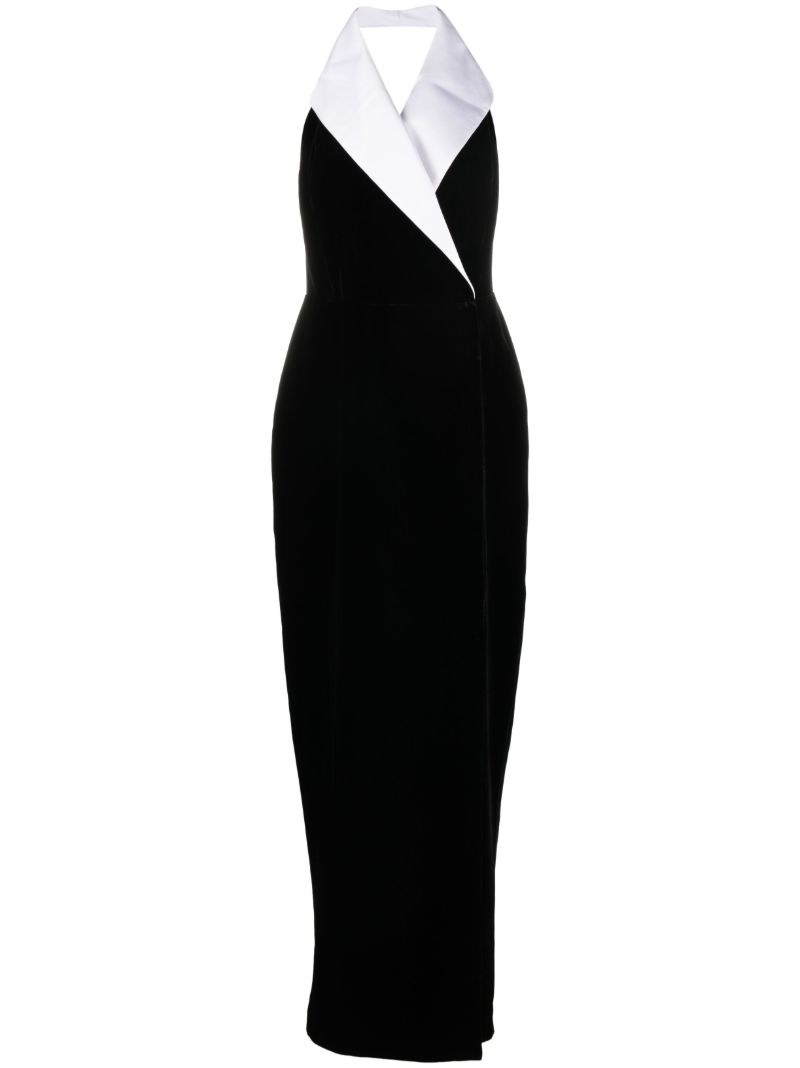 Black Velvet Maxi Gown