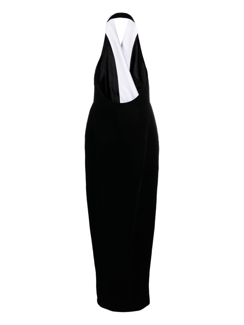 Black Velvet Maxi Gown