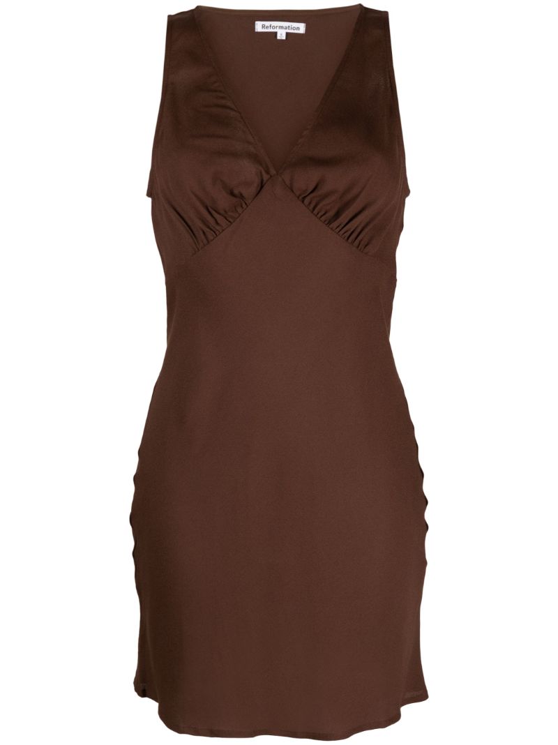 Brown Calix Mini Dress