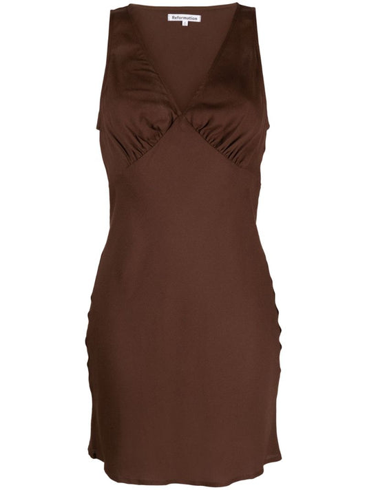 Brown Calix Mini Dress