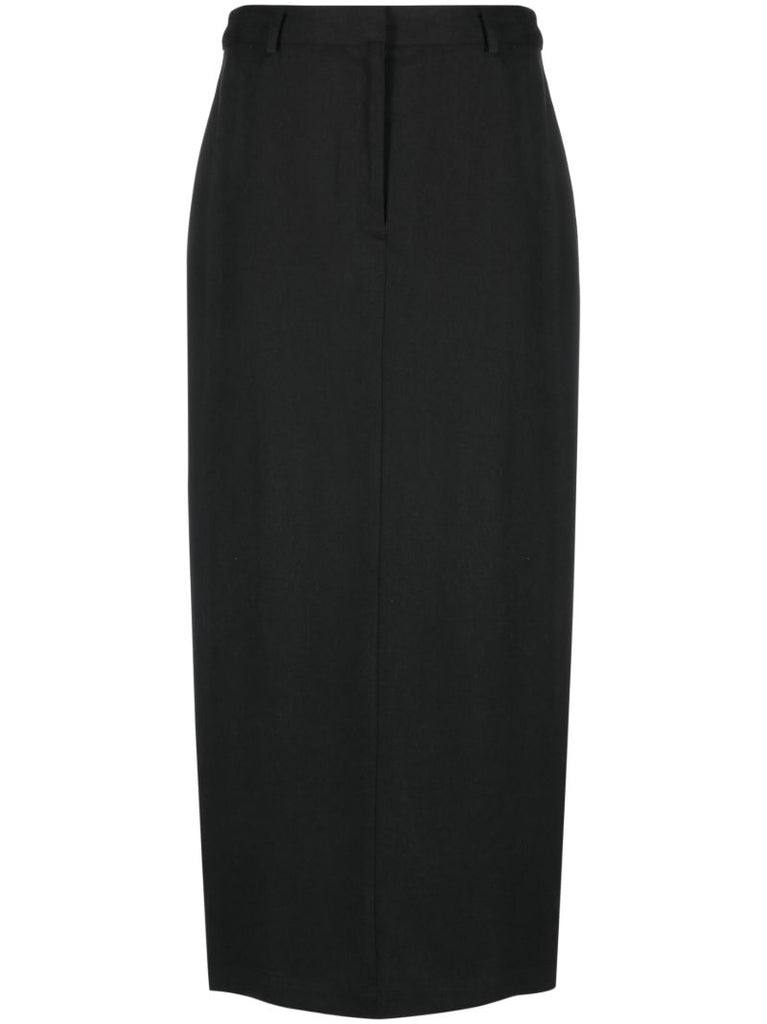 Black Gia Pencil Skirt