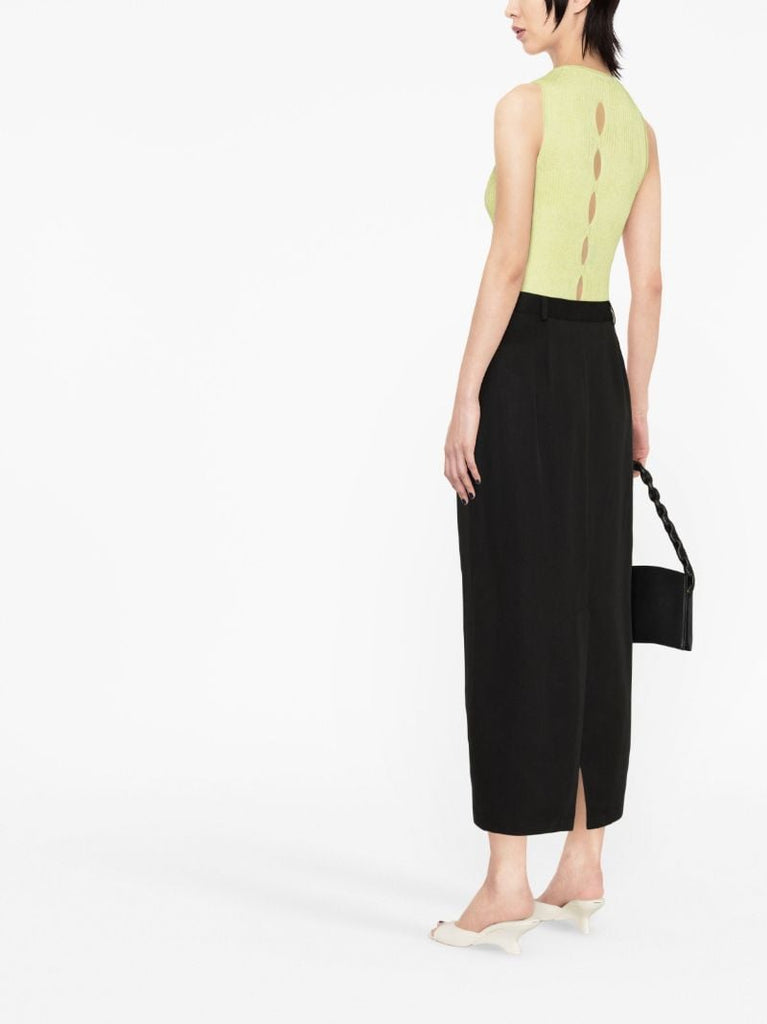 Black Gia Pencil Skirt